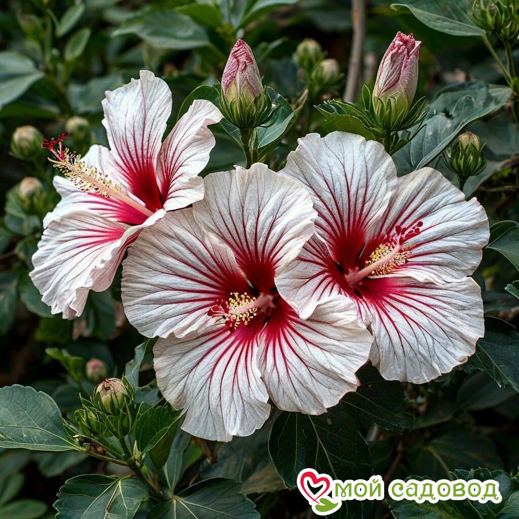 Гибискус Рэд Элеганс